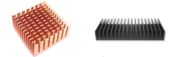 copper and aluminum heat sink