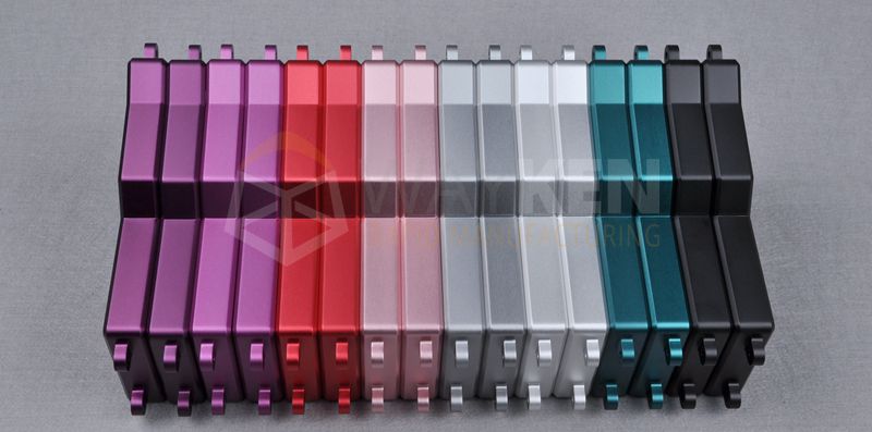 custom keyboards with different anodizing colors