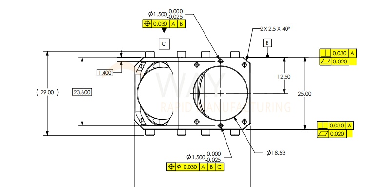 datas of CMM inspection