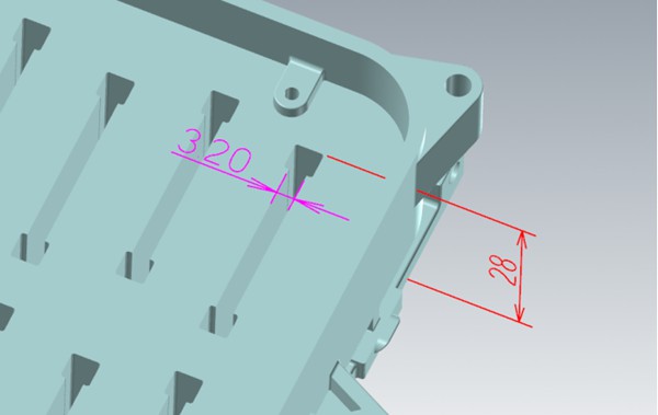deep and narrow grooves
