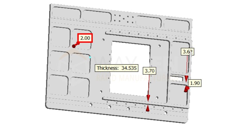 deformation control for thin-wall