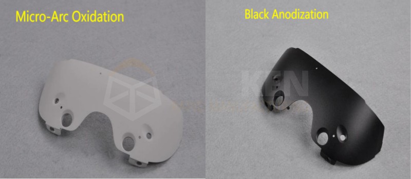 different surface treatment