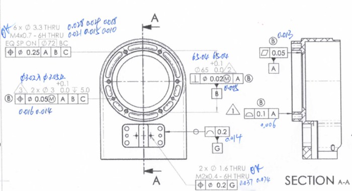 exoskeleton parts with higher precision in engineering drawing