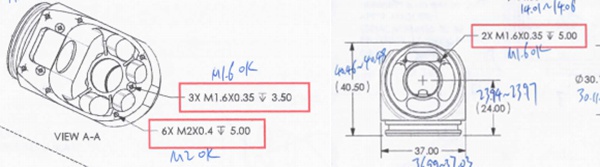 final inspection result for custom robotic parts