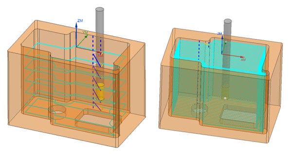 finishing tool paths