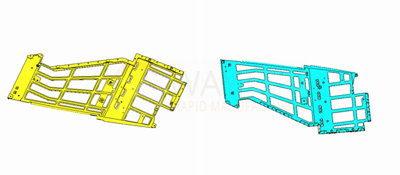 front and back sides of the mounting plate