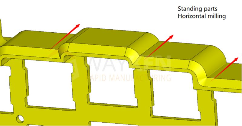 horizontal milling keyboard parts
