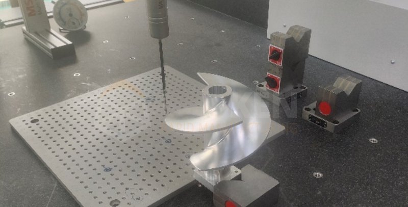 impeller part measure with CMM