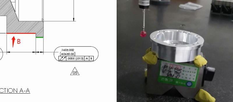 inspect the total runout for disc part