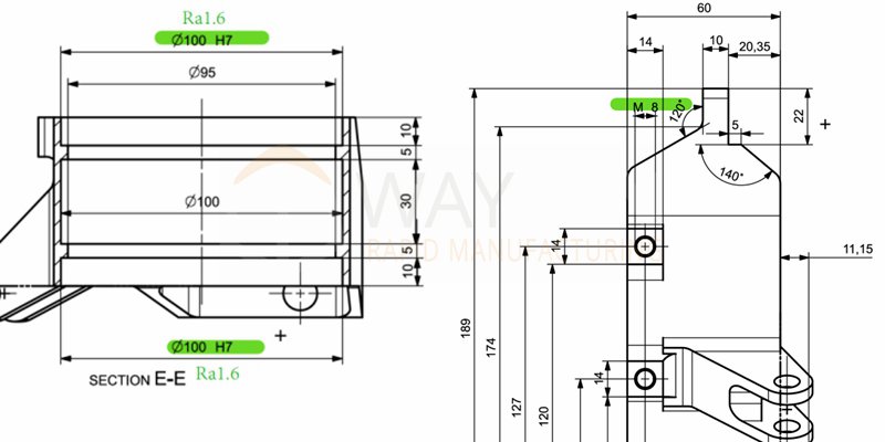 key dimensions of wheel carrier