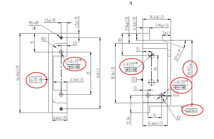 key machining requirements of polyhedral part
