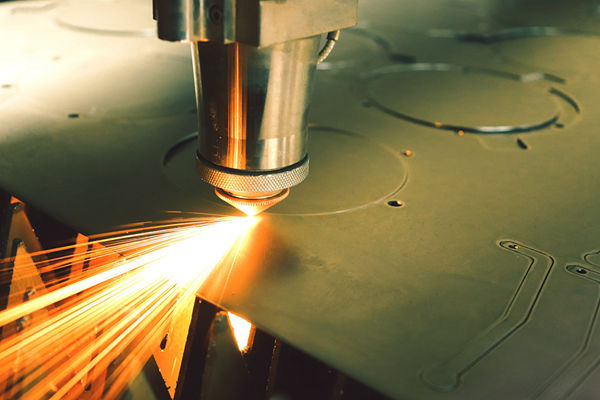 laser cutting process