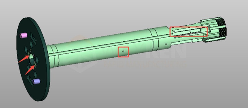 long-shaft machining