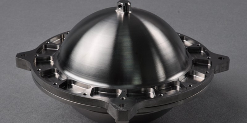 machined titanium propellant tank