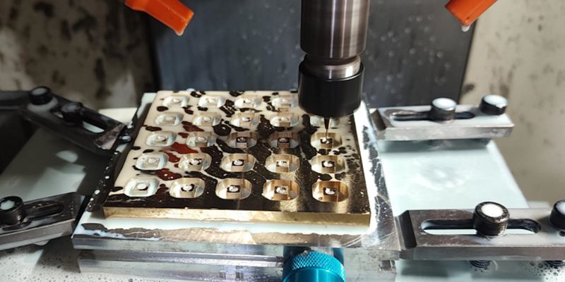 machining brass CNC part