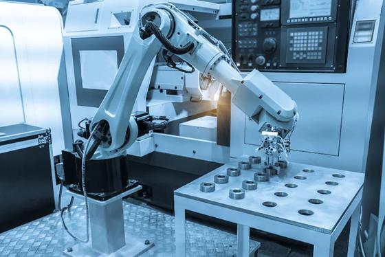 machining robot arm