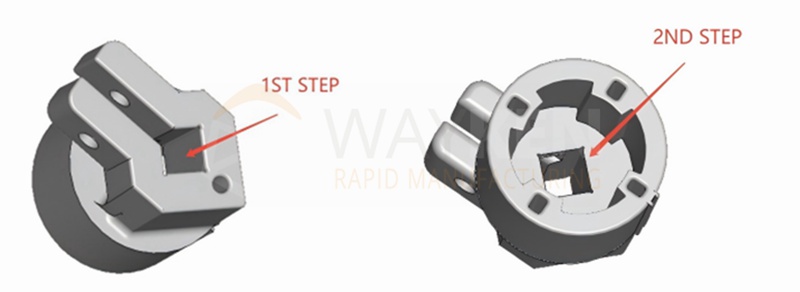 milling steps foe engineering plastic parts