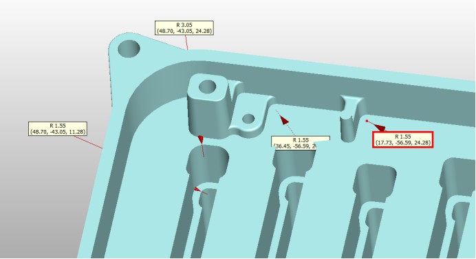 optimized R-corner