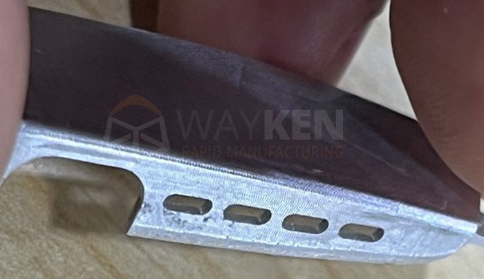 overcutting due to tool vibration