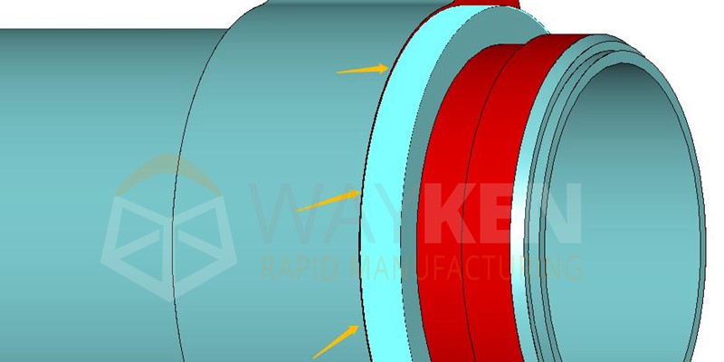 oxidized areas of components