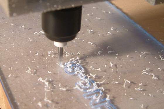 plastic engraving