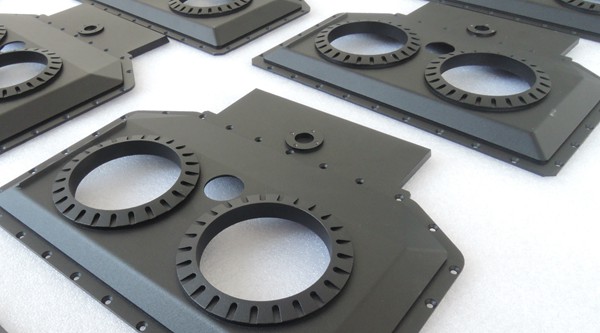 powder coating plate parts