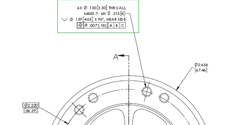 precision holes of disc parts
