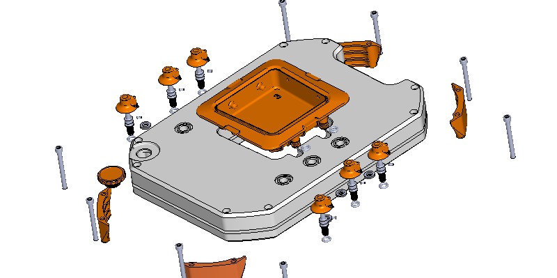 prototype parts of heart blood simulator