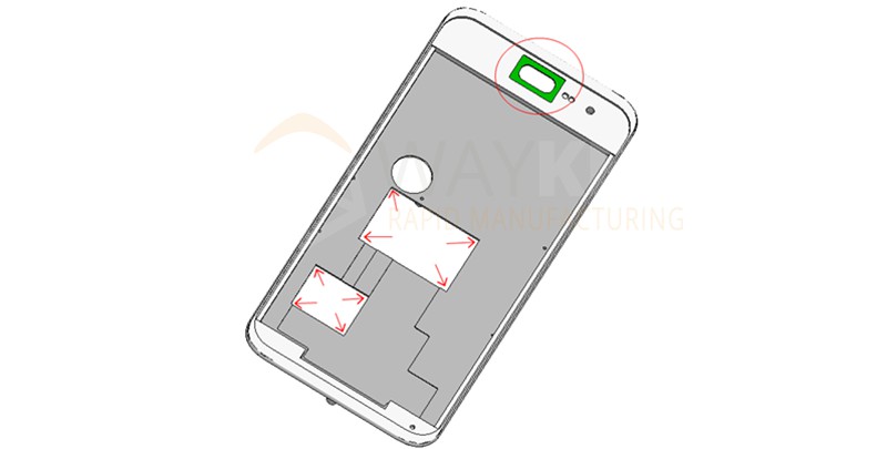 sharp corners in the middle chassis