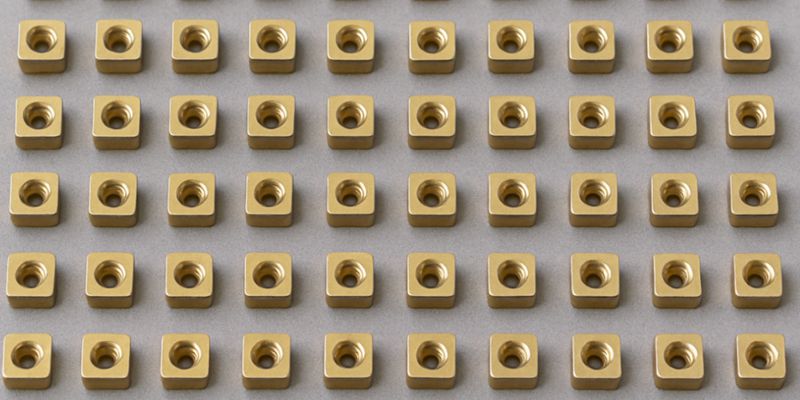 small brass CNC parts