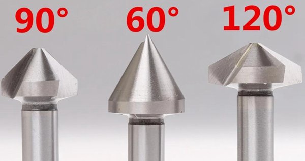 standard countersink angle