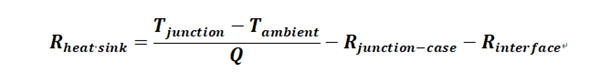 thermal resistance calculation