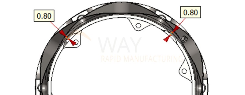 thin thickness of titanium frame