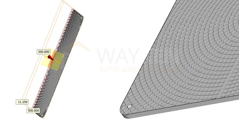 thin-wall PMMA optical component