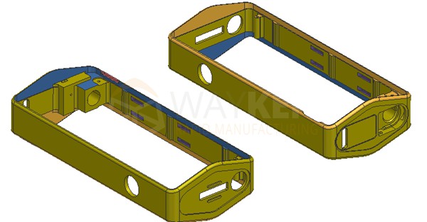 thin-walled aluminium alloy housing