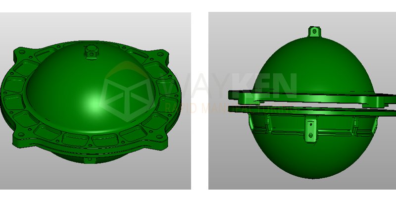 titanium propellant tank 3D model