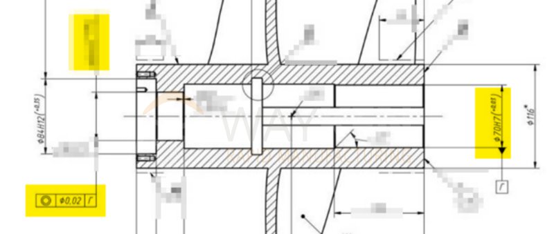 tolerance requirements of machined impeller part