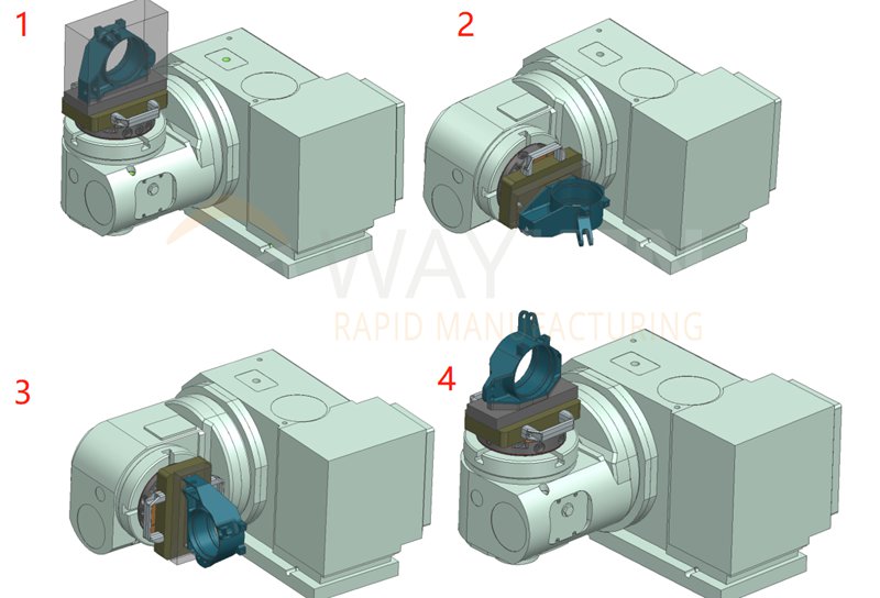 wheel carrier part machining steps